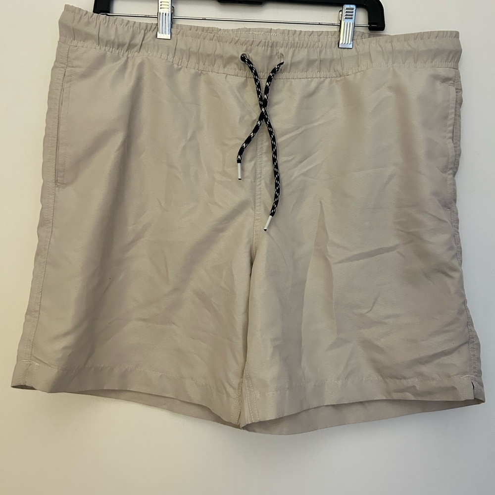 Men’s Tan Swim Trunks
